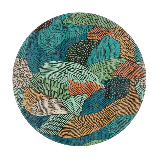 Abstracte Grunge: naadloos patroonontwerp. Snijplank (Voorkant)