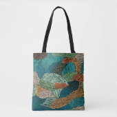 Abstracte Grunge: naadloos patroonontwerp. Tote Bag (Voorkant)