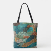 Abstracte Grunge: naadloos patroonontwerp. Tote Bag (Achterkant)