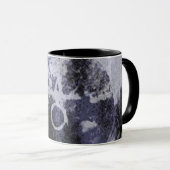 Abstracte Grunge Ring in Star-keramische Mok (Voorkant rechts)