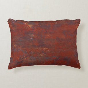 Abstracte grunge roestige textuur: realistisch stu accent kussen