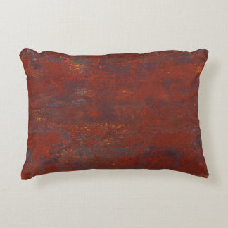 Abstracte grunge roestige textuur: realistisch stu accent kussen