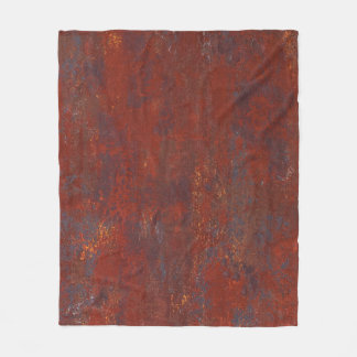 Abstracte grunge roestige textuur: realistisch stu fleece deken
