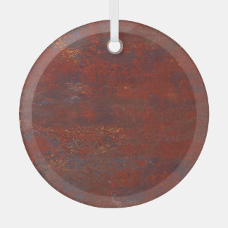 Abstracte grunge roestige textuur: realistisch stu glas ornament
