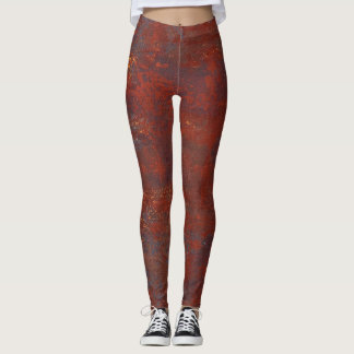 Abstracte grunge roestige textuur: realistisch stu leggings