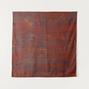 Abstracte grunge roestige textuur: realistisch stu wandkleed
