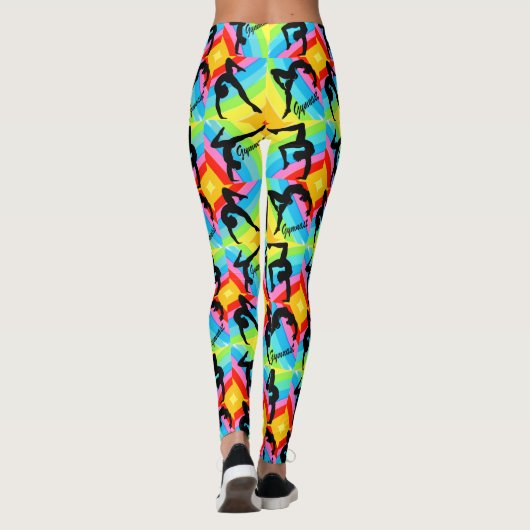 ABSTRACTE GYMNASTIEK LEGGINGS (Achterkant)