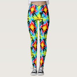 ABSTRACTE GYMNASTIEK LEGGINGS