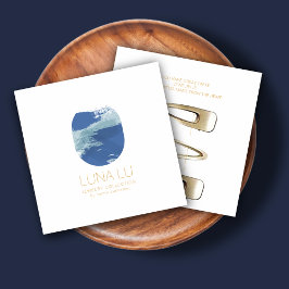 Abstracte haarklemmen - Vertoningskaart voor Acces Vierkante Visitekaartjes