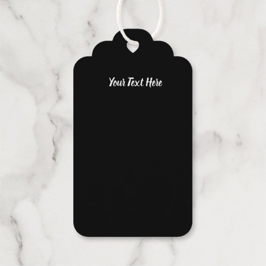 Abstracte hagedis met goudcontour op Leaf Cadeaulabels (Achterkant)