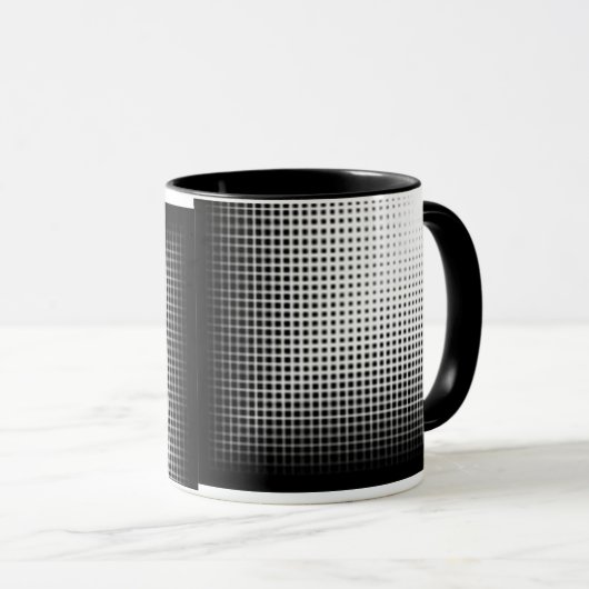 Abstracte Halftone Mok (Voorkant rechts)