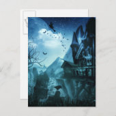 Abstracte Halloween-achtergronden Briefkaart (Voorkant / Achterkant)