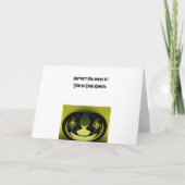 Abstracte Halloween Kaart #1 (Achterkant)