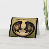 Abstracte Halloween Kaart #2 (Voorkant)