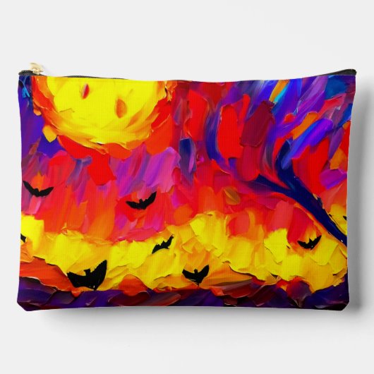 Abstracte Halloween nacht Etui (Voorkant)