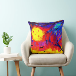 Abstracte Halloween nacht Kussen