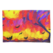 Abstracte Halloween nacht