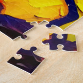 Abstracte Halloween nacht Legpuzzel (Zijkant)
