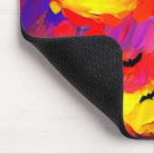 Abstracte Halloween nacht Muismat (Hoek)