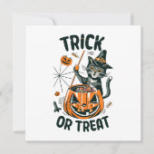 Abstracte Halloweenkat (Voorkant)