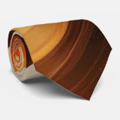 Abstracte halsband stropdas (Opgerold)