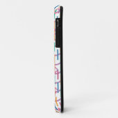 Abstracte halve cirkels model op fusiepatroon Case-Mate iPhone case (Achterkant/links)