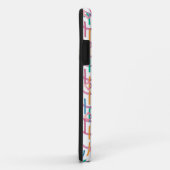 Abstracte halve cirkels model op fusiepatroon Case-Mate iPhone case (Achterkant/rechts)