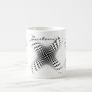 Abstracte halve toon Circles X Thunder_Cove Koffiemok