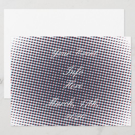 Abstracte halve toon pulserende Cirkel Thunder_Cov (Voorkant / Achterkant)