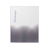 Abstracte halve toon pulserende Cirkel Thunder_Cov Notitieblok (Linkerzijde)