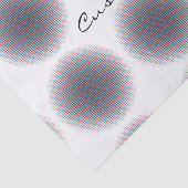 Abstracte halve toon pulserende Cirkel Thunder_Cov Tissuepapier (Detail)