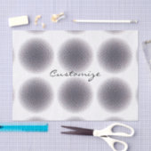 Abstracte halve toon pulserende Cirkel Thunder_Cov Tissuepapier (Craft)