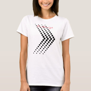 Abstracte halve-tooncirkel Zigzag Chevron T-shirt