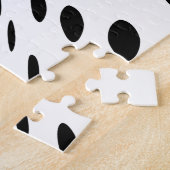 Abstracte halve-tooncirkels X Legpuzzel (Zijkant)
