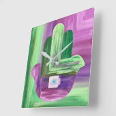 Abstracte Hamsa Wall klok (Hoek)
