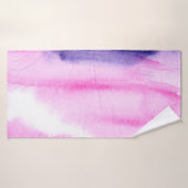 abstracte hand gemaakt achtergrond met artistieke  badhanddoek (Badhanddoek)