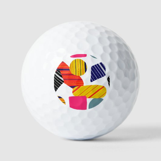 Abstracte hand getekend, stijlvol patroon. golfballen (Voorkant)
