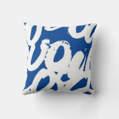 Abstracte handcirkels kussen (Achterkant)