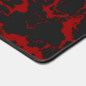 Abstracte handdoeken voor rood en houtskool bureaumat (Hoek)