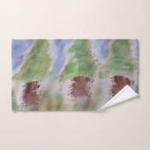 Abstracte handdoekset Fir Trees Bad Handdoek (Handdoek)