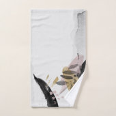 Abstracte handdoekset voor Waterverf van voorbijga Bad Handdoek (Handdoek)