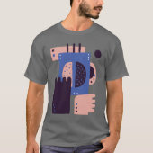 Abstracte handen met een stoom koffie Mok T-shirt (Voorkant)