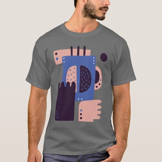 Abstracte handen met een stoom koffie Mok T-shirt (Voorkant)
