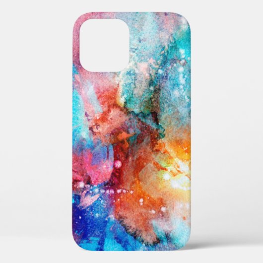 Abstracte handgemaakte textuur. Marbling blue en o Case-Mate iPhone Case (Achterkant)