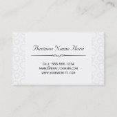 Abstracte handgeschreven cirkels en Gold Name Logo Visitekaartje (Achterkant)