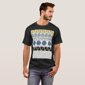 Abstracte handgetekende, creatieve textuur. t-shirt (Voorkant volledig)