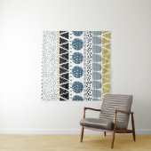 Abstracte handgetekende, creatieve textuur. wandkleed (In Situ (horizontaal))