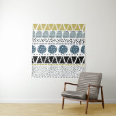 Abstracte handgetekende, creatieve textuur. wandkleed (In situ)
