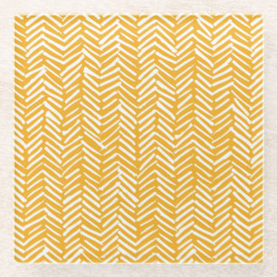 Abstracte handgetekende lijnen, hipster textuur. glazen onderzetter