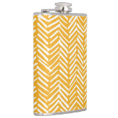 Abstracte handgetekende lijnen, hipster textuur. heupfles (Rechts)